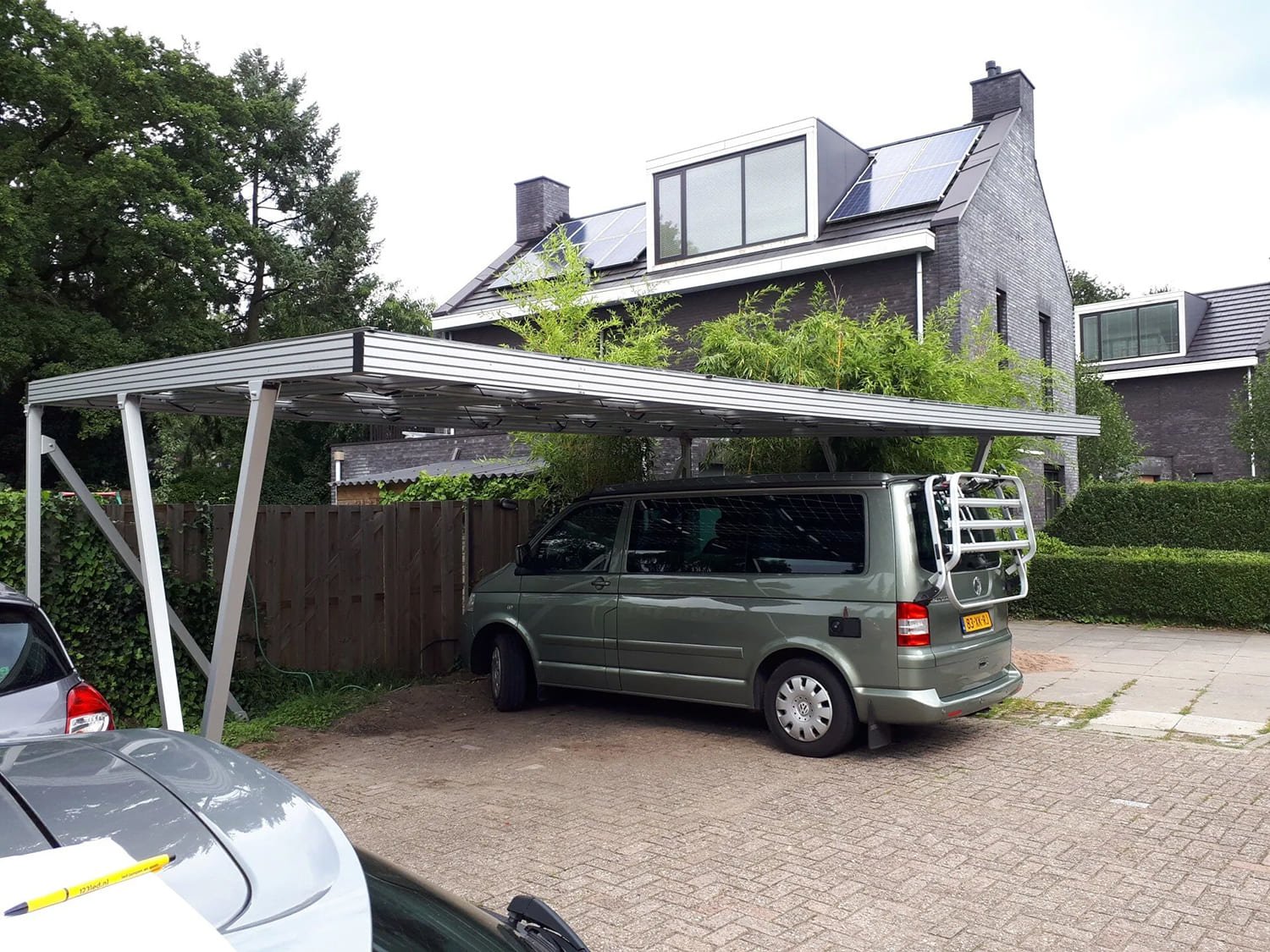 Alucarport Unterkonstruktion Solar Doppelglasmodule Photovoltaik PV Dach PVC Carport