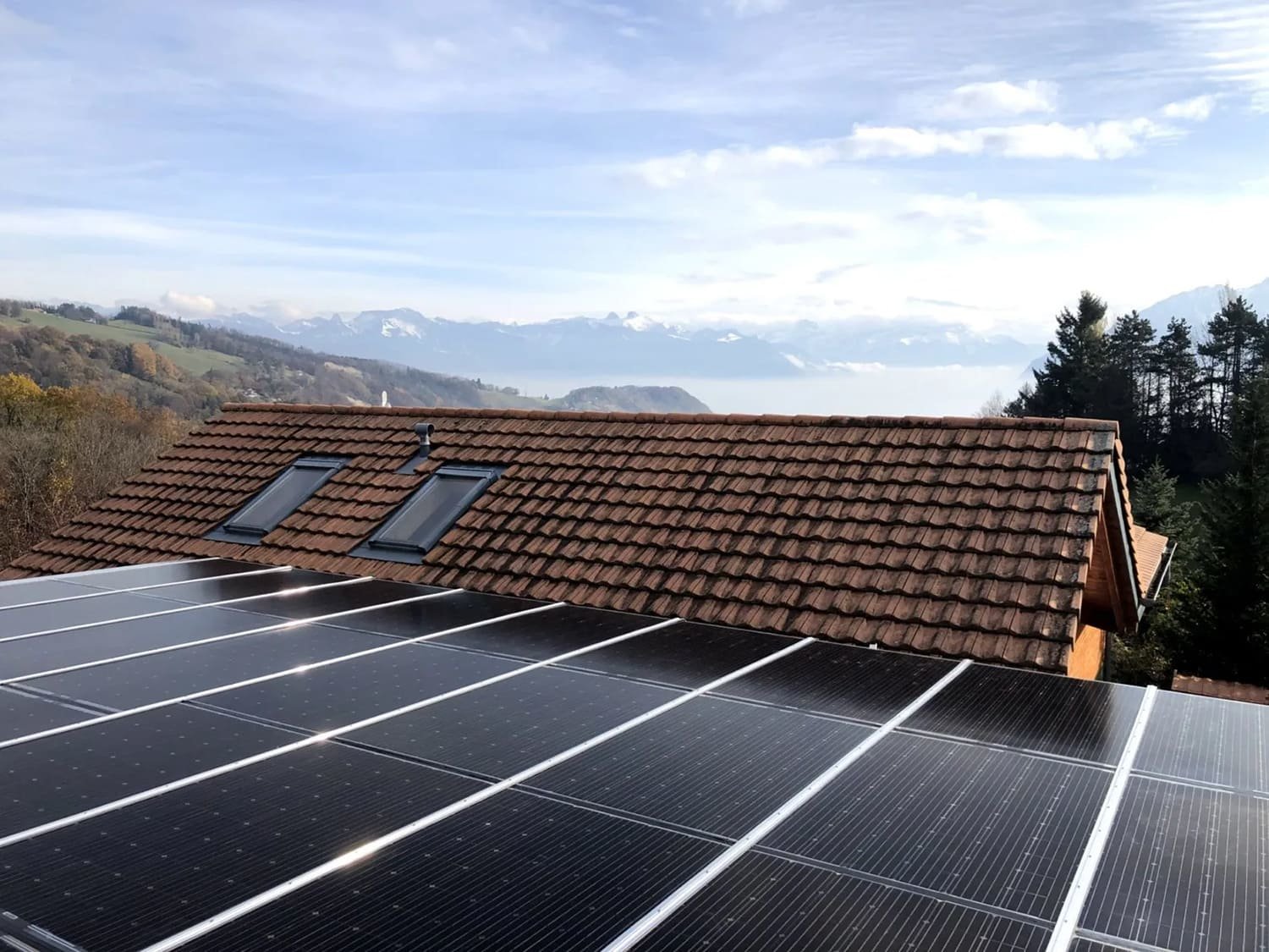 Solar Doppelglasmodule Photovoltaik PV Dach bifacial Energie