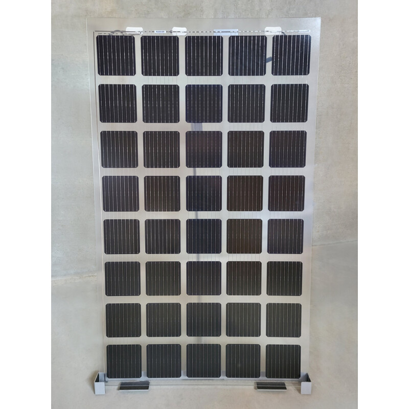 GridParity B40/6 250 Wp Glas PV Modul bifacial 35% Transparenz (1684 mm x1002 mm x 5 mm)