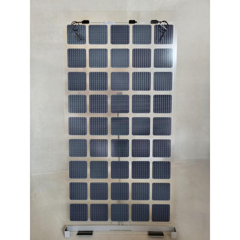 GridParity B45/6 275 Wp Glas PV Modul bifacial 40% Transparenz (2000 mm x 1002 mm x 5mm)