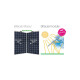 GridParity B60 330 Wp Glas PV Modul bifacial 5% Transparenz (1684 mm x 1002 mm x 5 mm)
