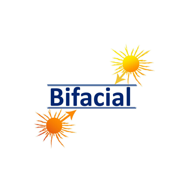 GridParity B72 400 Wp Glas PV Modul bifacial 5% Transparenz (2000 mm x 1002 mm x 5 mm)