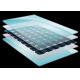 GridParity B72 400 Wp Glas PV Modul bifacial 5% Transparenz (2000 mm x 1002 mm x 5 mm)