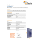 GridParity B72 400 Wp Glas PV Modul bifacial 5% Transparenz (2000 mm x 1002 mm x 5 mm)