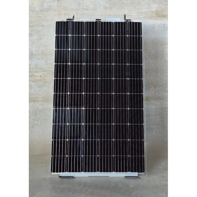 Sonnenkraft Glas60 310 Wp Glas PV Modul bifacial 15% Transparenz (1700 mm x 995 mm x 7 mm)