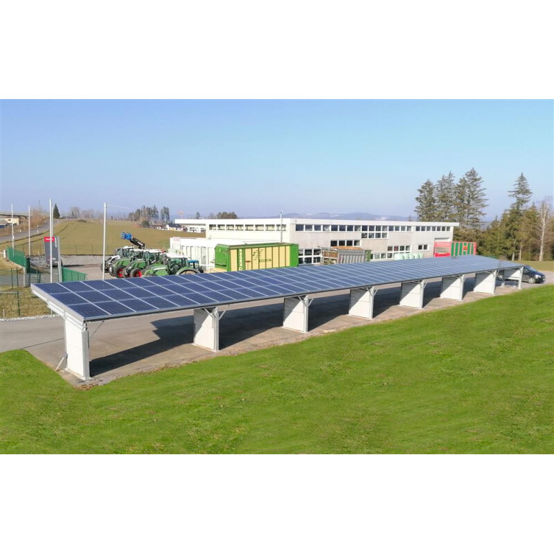 Sonnenkraft Glas60 310 Wp Glas PV Modul bifacial 15% Transparenz (1700 mm x 995 mm x 7 mm)