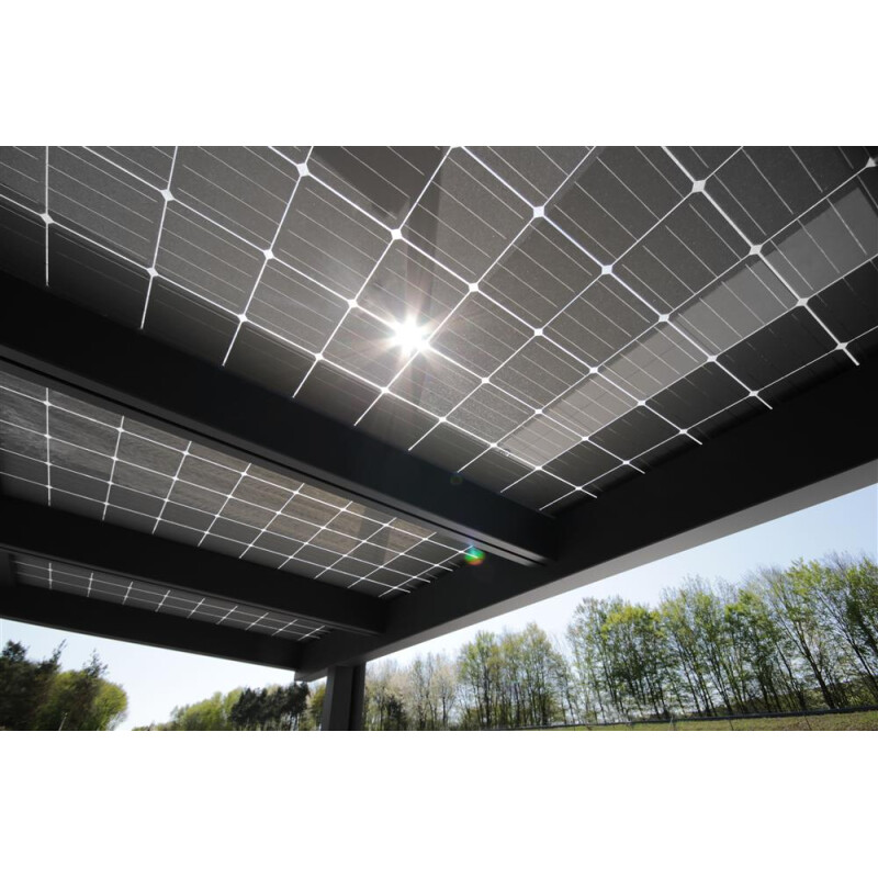 Sonnenkraft Glas60 310 Wp Glas PV Modul bifacial 15% Transparenz (1700 mm x 995 mm x 7 mm)
