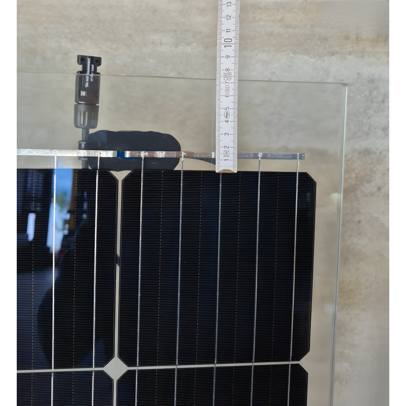 Sonnenkraft Glas60 310 Wp Glas PV Modul bifacial 15% Transparenz (1700 mm x 995 mm x 7 mm)