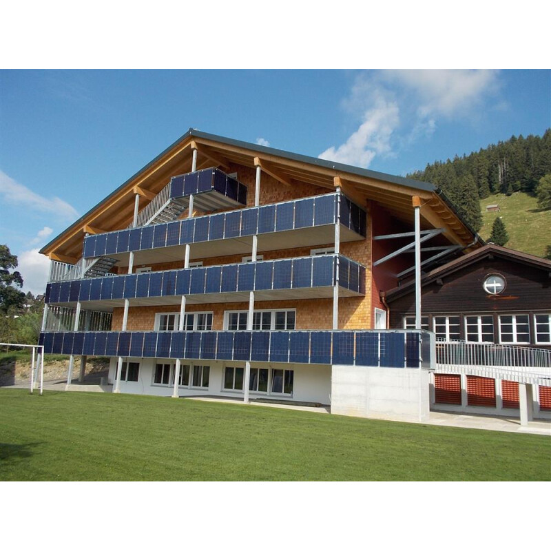 Sonnenkraft Glas72 370 Wp Glas PV Modul bifacial 15% Transparenz (2017 mm x 995 mm x 7 mm)+