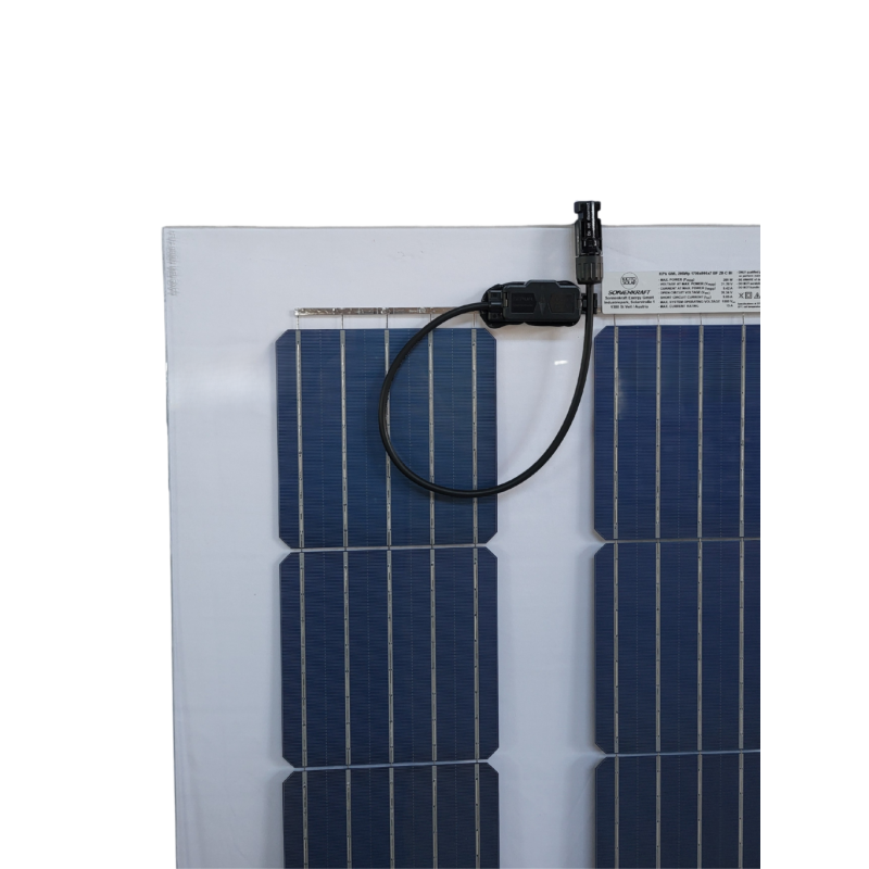 Sonnenkraft Glas40 205 Wp Glas PV Modul bifacial 40% Transparenz (1700 mm x 995 mm x 7 mm)+