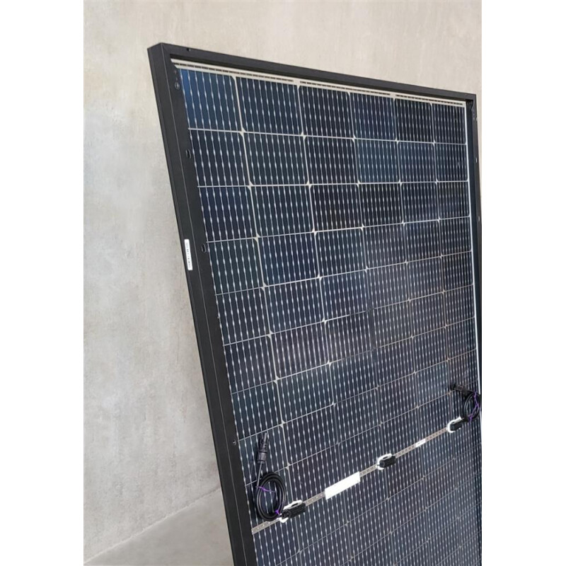 Sonnenkraft 400 Wp PV RAHMENMODUL Doppelglas 2x2mm bifacial schwarzer Rahmen (1724 mm x1134 mm x 35 mm)