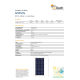 GridParity B72/6 450 Wp Glas PV Modul bifacial 5% Transparenz (2105 mm x 1043 mm x 5 mm)