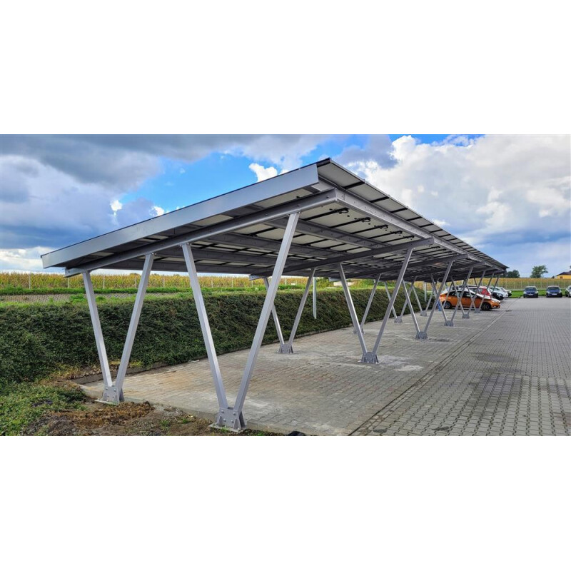 Industrie-PV-Carport CPW, 12 Stellplätze 61,60 KWp