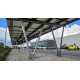 Industrie-PV-Carport CPW, 12 Stellplätze 61,60 KWp