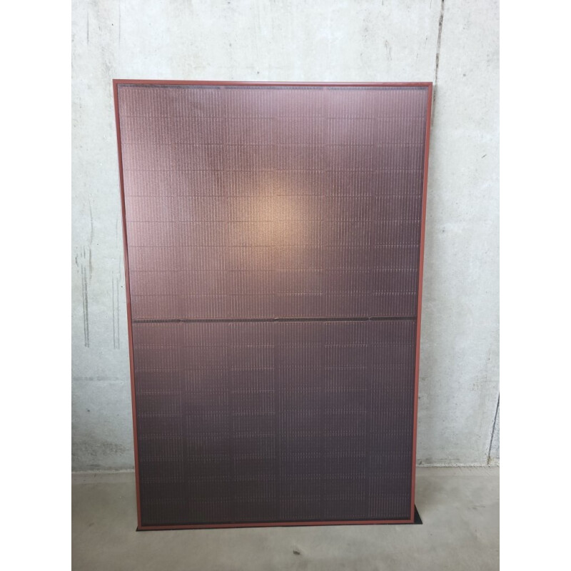 Sonnenkraft 400 Wp HC Alpin TERRACOTTA PV RAHMENMODUL Doppelglas 2x2mm terracotta Rahmen  (1748 mm x 1143 mm x 40 mm)