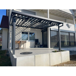 PV-Terrasse Unterkonstruktion Alu 3,4 m x 5 m