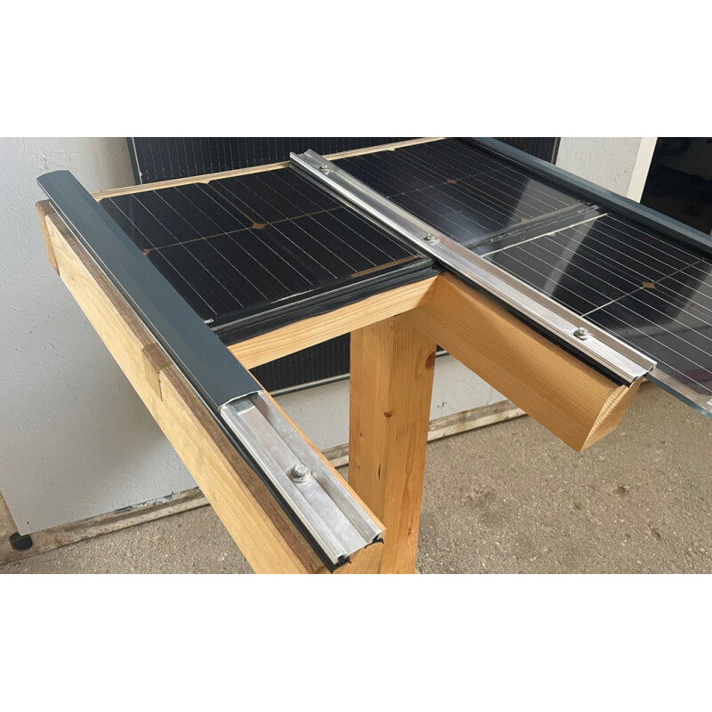 Abdeckschiene für Montagesystem, Klippsystem, anthrazit, Preis/mtr.
