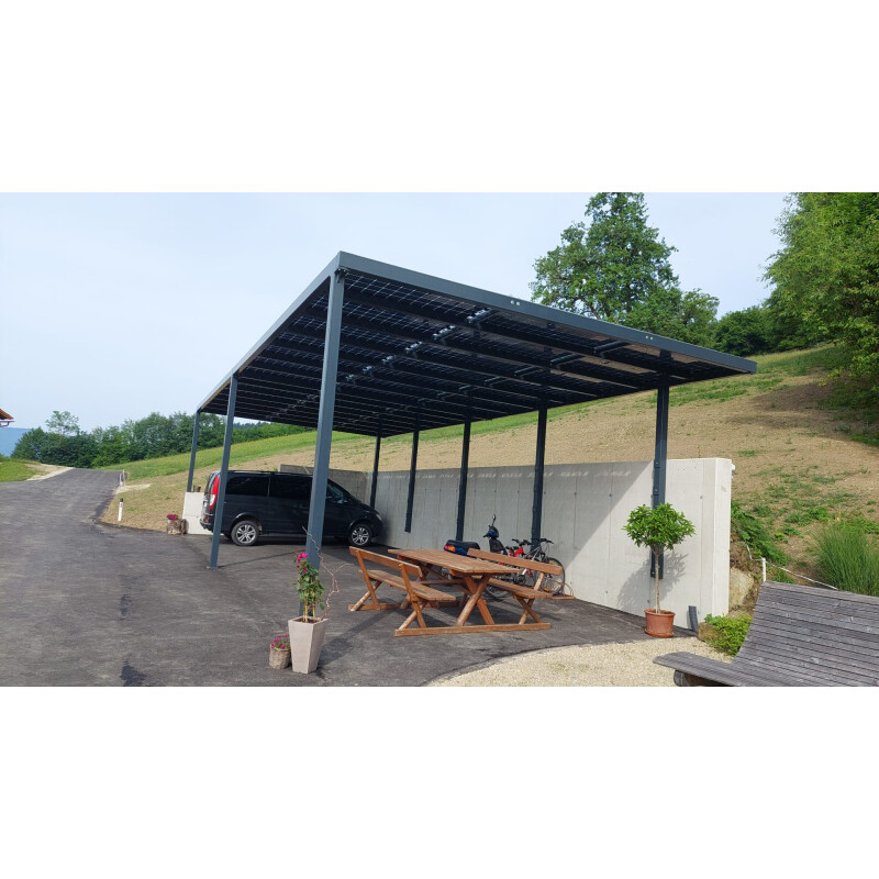 PV-Carport Unterkonstruktion 6 m x 3 m Stahl