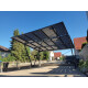 PV-Carport Unterkonstruktion 6 m x 3 m Stahl