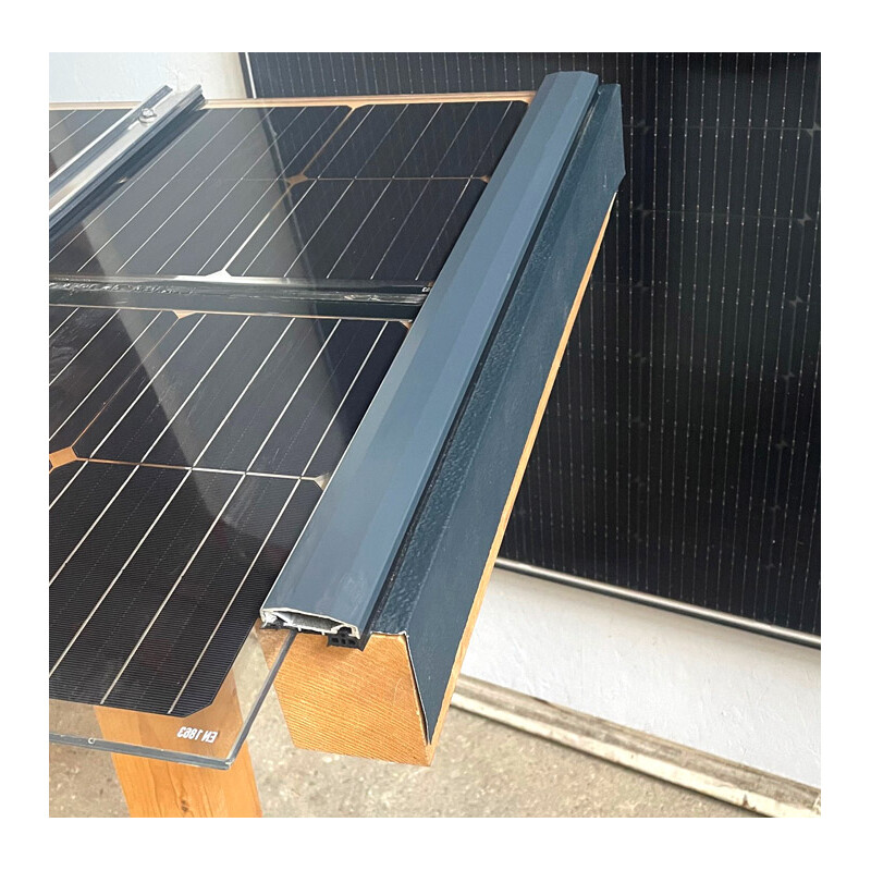 Abdeckschiene für Montagesystem, Klippsystem, anthrazit, 1705mm