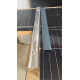 Abdeckschiene für Montagesystem, Klippsystem, anthrazit, 1705mm