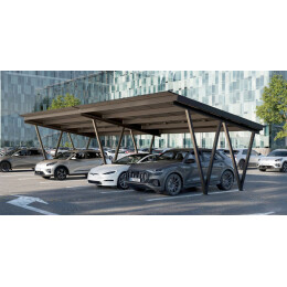 Carport CPW, 6,80 m Tiefe, 4 Stellplätze