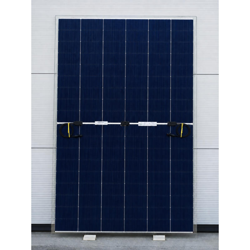 Sonnenkraft 420 Wp HC Glas PV Modul bifacial 15% Transparenz (1766 mm x 1165 mm x 9 mm)
