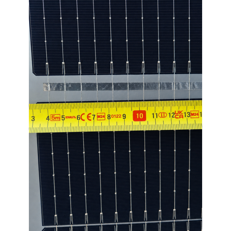 Sonnenkraft 420 Wp HC Glas PV Modul bifacial 15% Transparenz (1766 mm x 1165 mm x 9 mm)