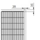 Sonnenkraft 420 Wp HC Glas PV Modul bifacial 15% Transparenz (1766 mm x 1165 mm x 9 mm)
