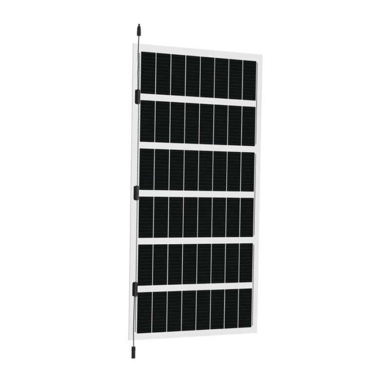 TommaTech 240 Wp 48PM G2G Terrassen-Solarmodul bifacial 27% Transparenz (1500 mm x 980 mm x 7.6 mm)