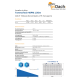 TommaTech 240 Wp 48PM G2G Terrassen-Solarmodul bifacial 27% Transparenz (1500 mm x 980 mm x 7.6 mm)