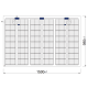 TommaTech 240 Wp 48PM G2G Terrassen-Solarmodul bifacial 27% Transparenz (1500 mm x 980 mm x 7.6 mm)