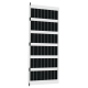 TommaTech 240 Wp 48PM G2G Terrassen-Solarmodul bifacial 38 % Transparenz (1750 mm x 980 mm x 7.6 mm)