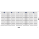 TommaTech 400 Wp 80PM G2G Terrassen-Solarmodul bifacial 27% Transparenz (2500 mm x 980 mm x 7.6 mm)