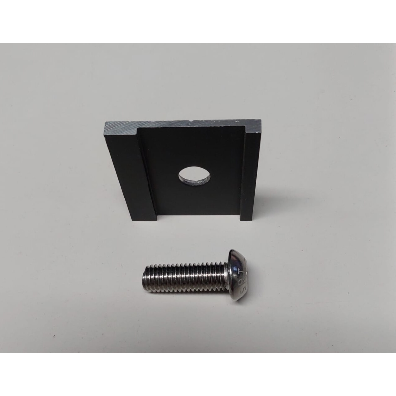 Endplatte für H-Schiene 30 mm