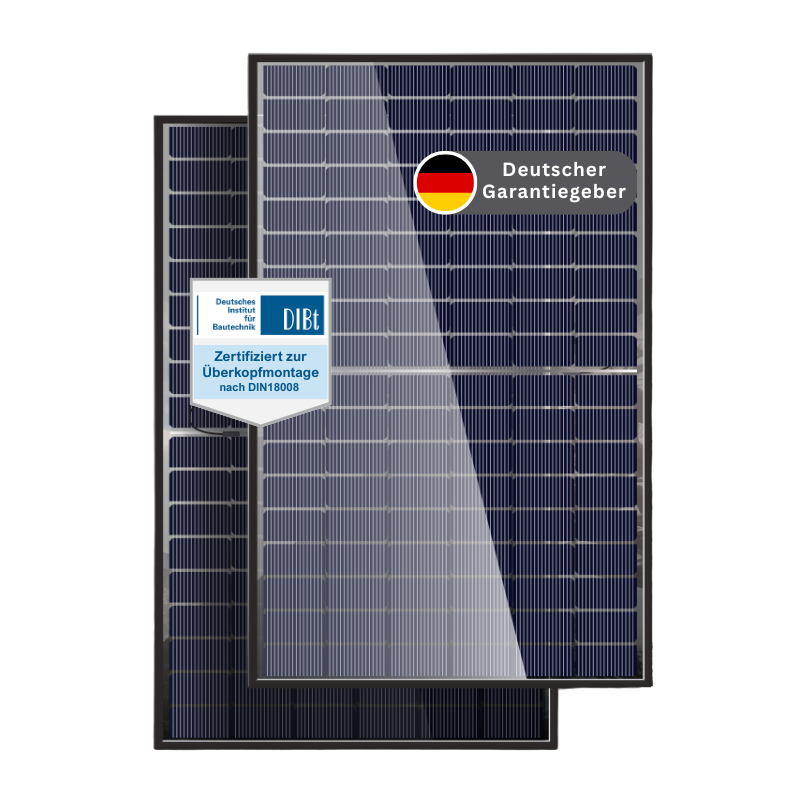 AESOLAR** Horizon CMD-108BDS 430 Wp ÜKZ Glas PV RAHMENMODUL bifacial 8% Transparenz (1721 mm x 1133 mm x 30 mm)