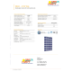 GridParity M40 210 Wp Glass PV Module 40% Transparency (1662 mm x 990 mm x 5 mm)