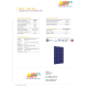 GridParity M60 320 Wp Glass PV Module 12% Transparency (1684 mm x 1002 mm x 5 mm)