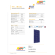 GridParity B72 380 Wp Módulo fotovoltaico de vidrio bifacial 12% de transparencia (2000 mm x 1002 mm x 5 mm)