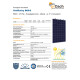 GridParity B60/6 370 Wp Glas PV Modul bifacial 5% Transparenz (1765 mm × 1043 mm × 5 mm)