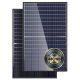 AESOLAR Horizon CMD-108BDS 440 Wp ÜKZ Glas PV RAHMENMODUL bifacial 8% Transparenz (1721 mm x 1133 mm x 30 mm)