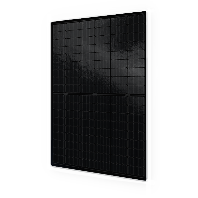Solitek SOLID Bifacial B.108 435 Wp, modulo fotovoltaico, full black (1729 mm x 1140 mm x 7.2 mm)
