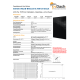 Solitek SOLID Bifacial B.108 435 Wp, modulo fotovoltaico, full black (1729 mm x 1140 mm x 7.2 mm)