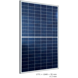 Agora AG-M120 380 Wp Rahmenmodul, Glas-Folie, silberner...