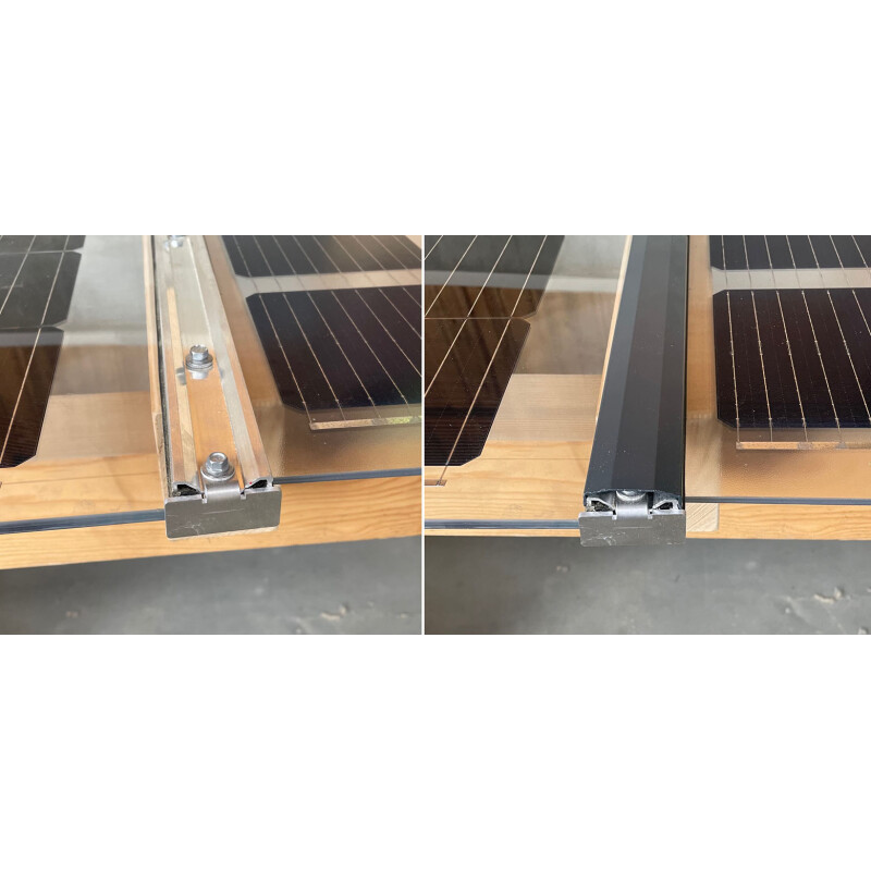 Montagesystem Set für VSG Glas